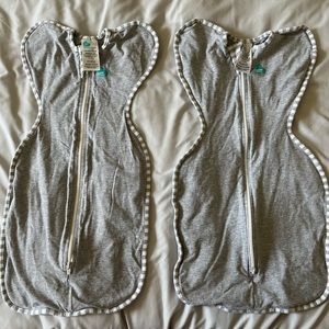 Gray Love to dream original swaddle up 2 set. (Newborn and small)